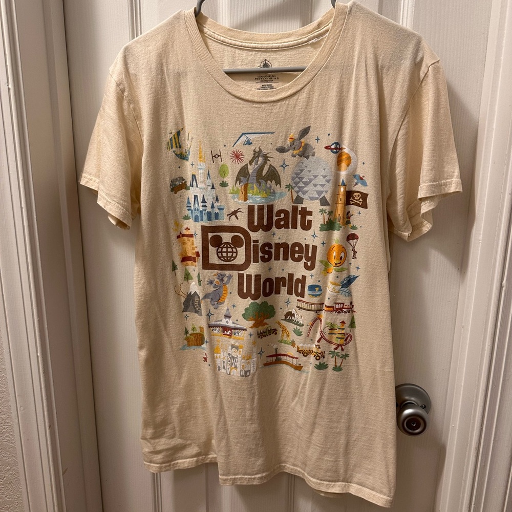 Disney Cream Walt Disney World Graphic Tee